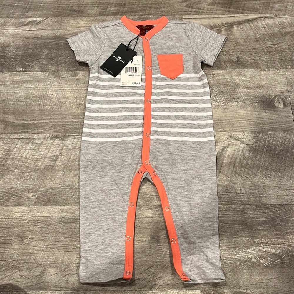 For all mankind jumpsuit 6/9months baby boy brand new